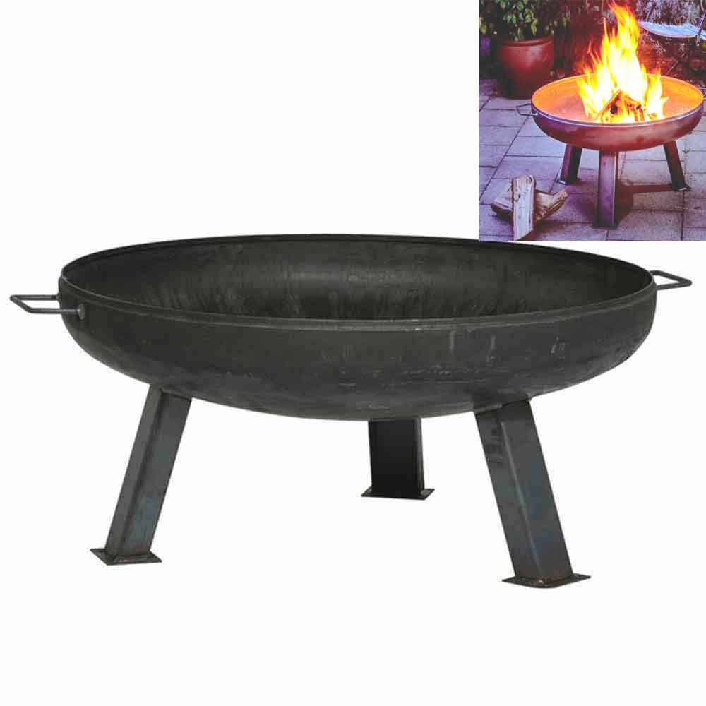 Feuerschale Terrassenfeuer, Gartenfeuer, Feuerkorb, Feuerstelle 60 cmØ