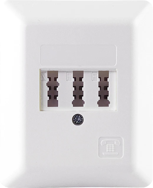 SCHWAIGER® TAE Anschlussdose NFF Telefondose Aufputz