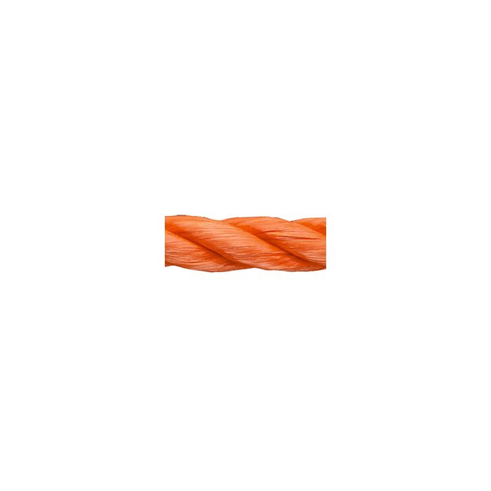 PP-Seil (Polypropylen) 6 mm 3-schäftig gedreht orange, Meterware