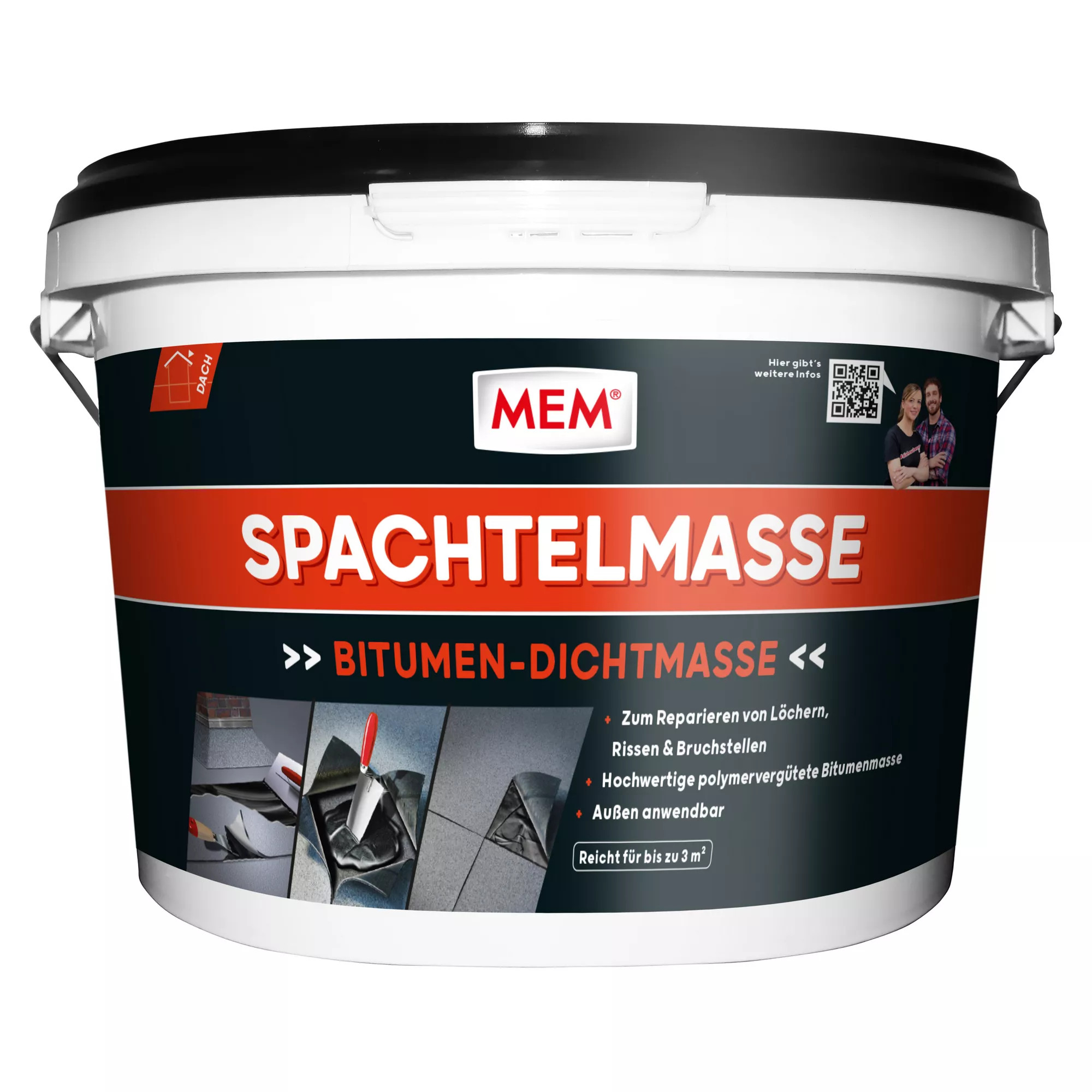 MEM Bitumen-Spachtelmasse 4 kg