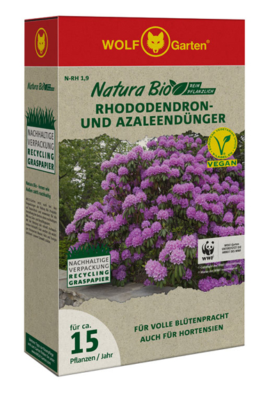 Wolf Garten Natura Bio Rhododendron und Azaleendünger N-RH 1,9