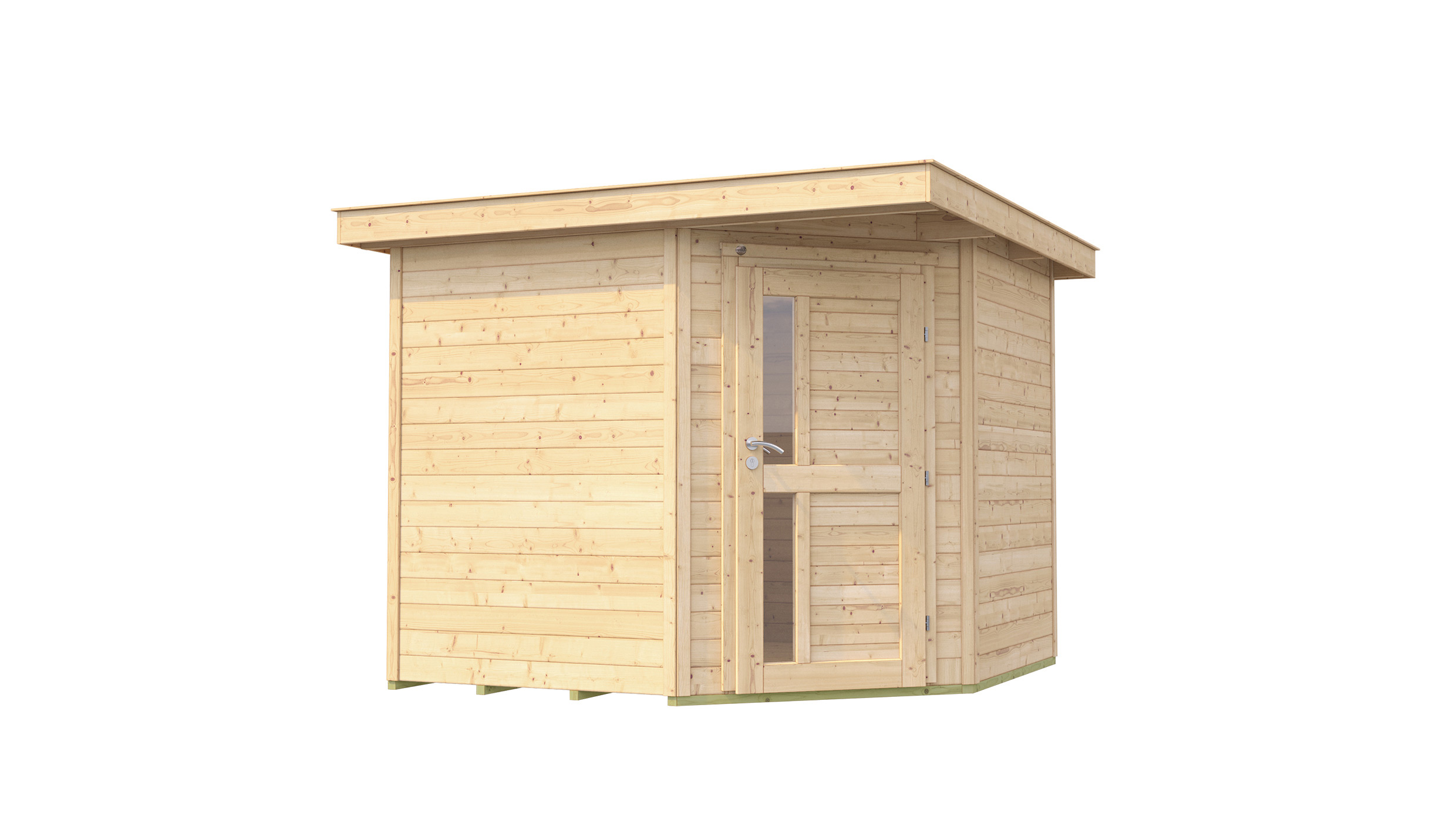 weka Gartenhaus 229 A Gr. 2, natur, 21 mm