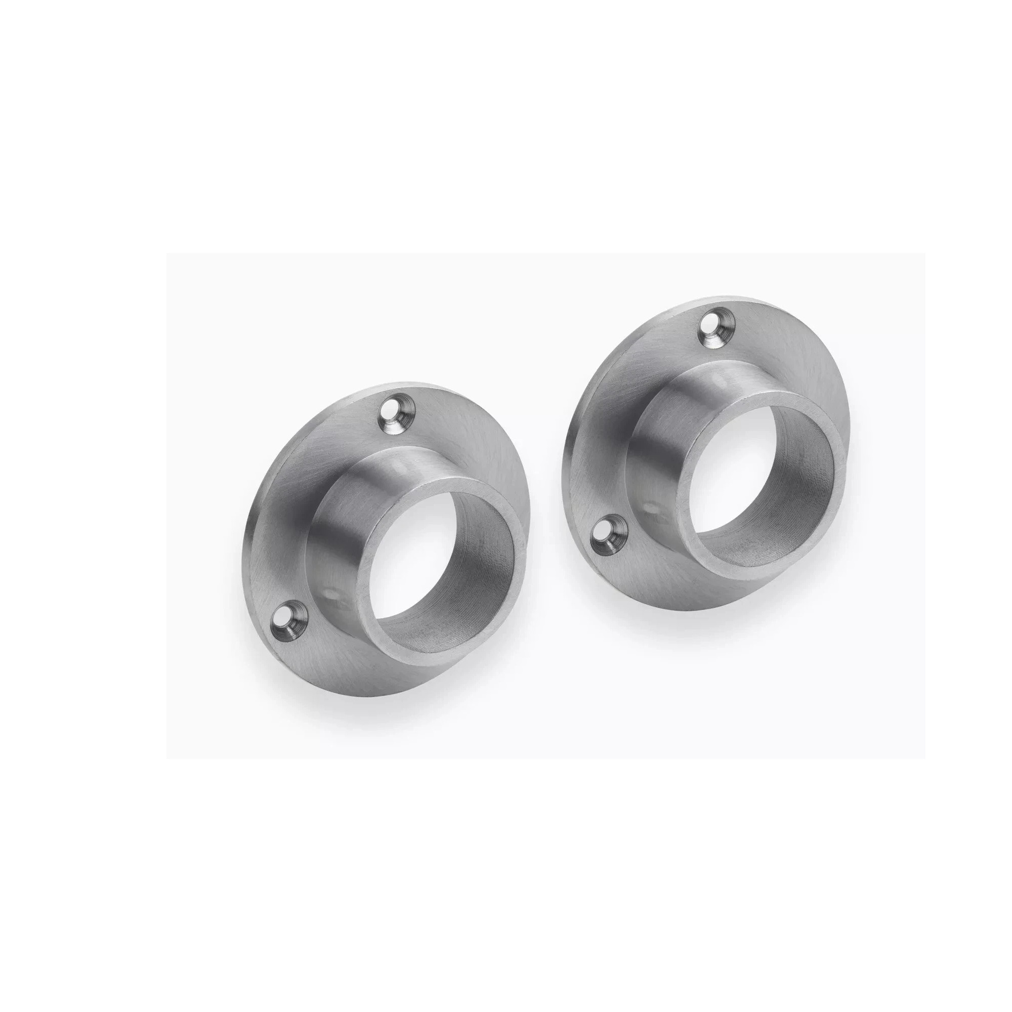 Schrankrohrlager 25mm Edelstahllook 2 Stück Stangenhalter