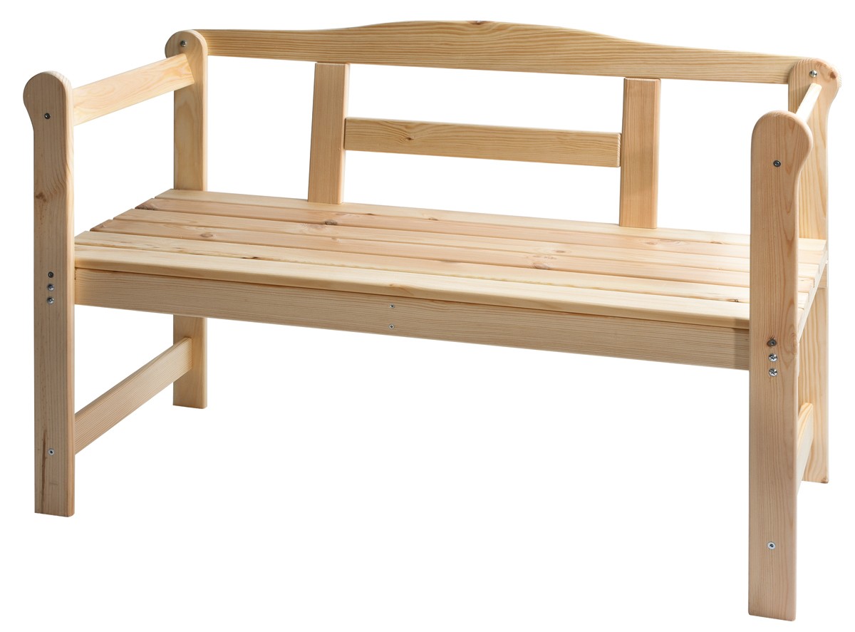 Gartenbank 2-Sitzer Friesenbank Gardissimo Kiefer massiv