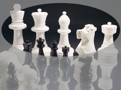 Große Schachfiguren für den Außenbereich - Rolly Toys