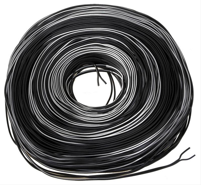 Doppellichtkabel schwarz 200m