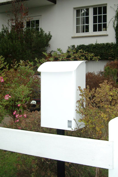 Briefkasten / Postkasten Safe Post Größe 14 weiß