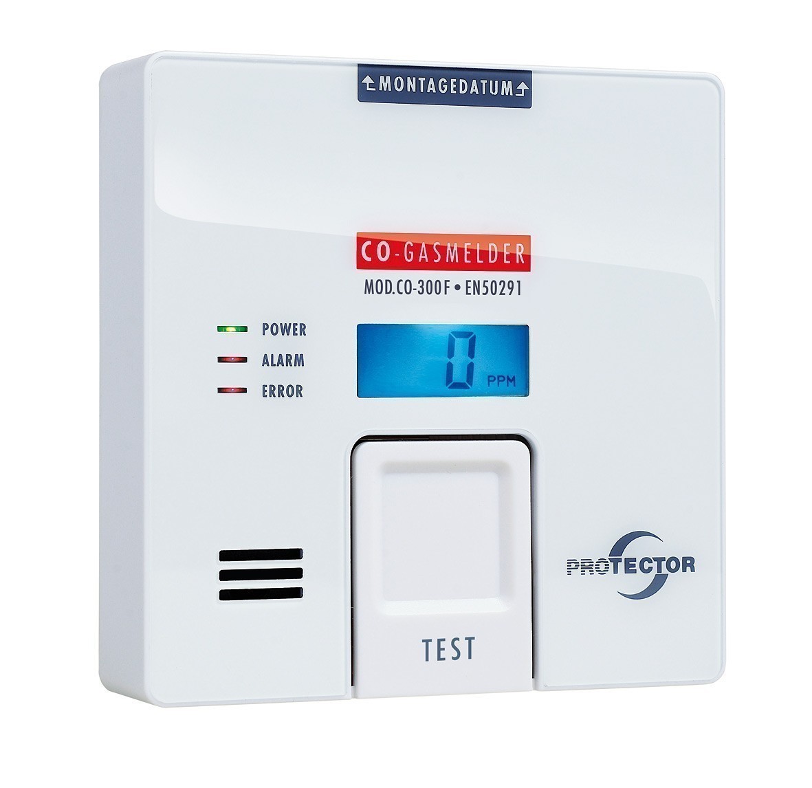 Protector Kohlenmonoxidmelder, CO-Gasmelder CO-300 85dB