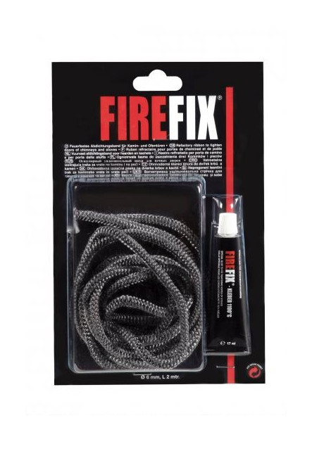 FIREFIX® Dichtschnur Ø6mm 2m anthrazit