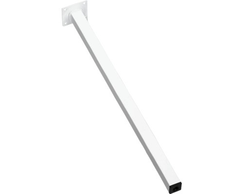 Metafranc Möbelfuß kantig 700 mm weiß
