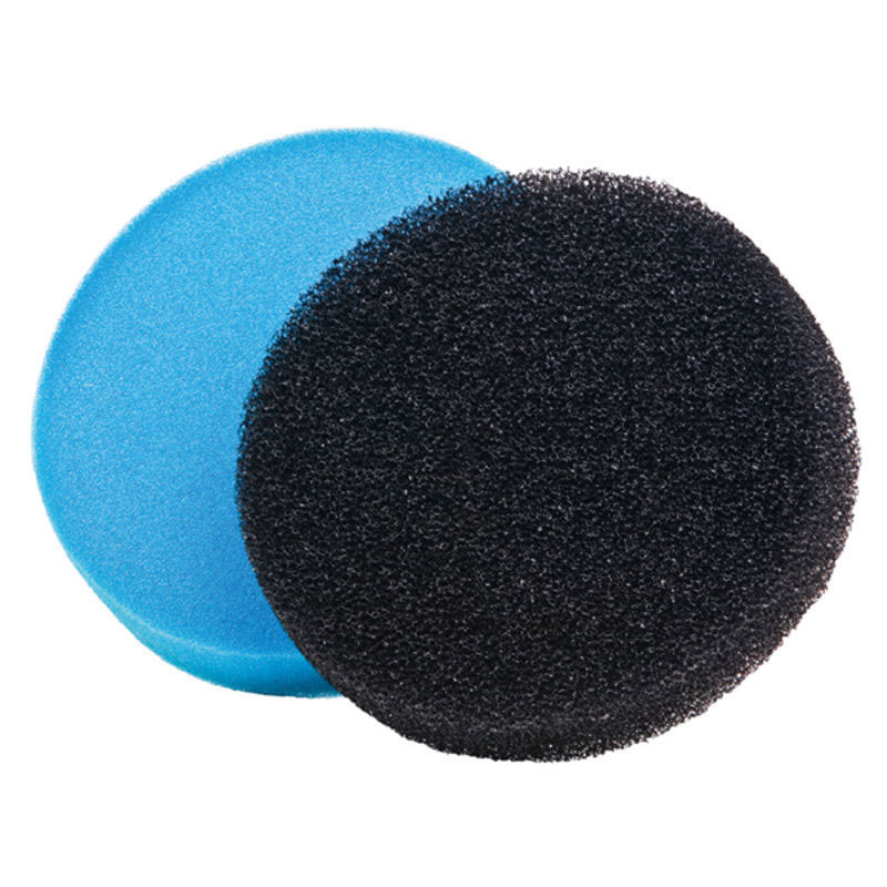 Filterschwamm / Heissner Ersatzschwämme rund blau/schwarz Ø22,5cm 2 St