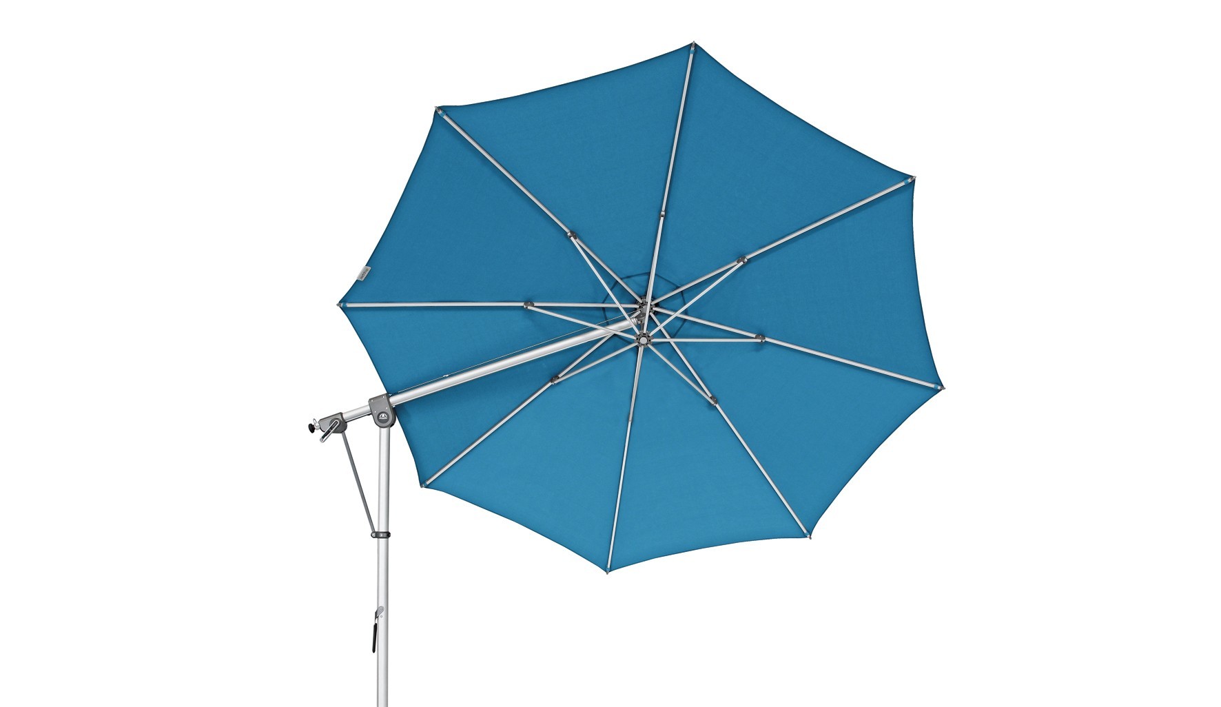 Doppler Ampelschirm / Pendelschirm Expert 350cm Des. T821 aquamarin