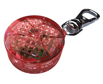 Anhänger mit Blinklicht Flasher Safety Light TRIXIE rot Ø 2,5 cm