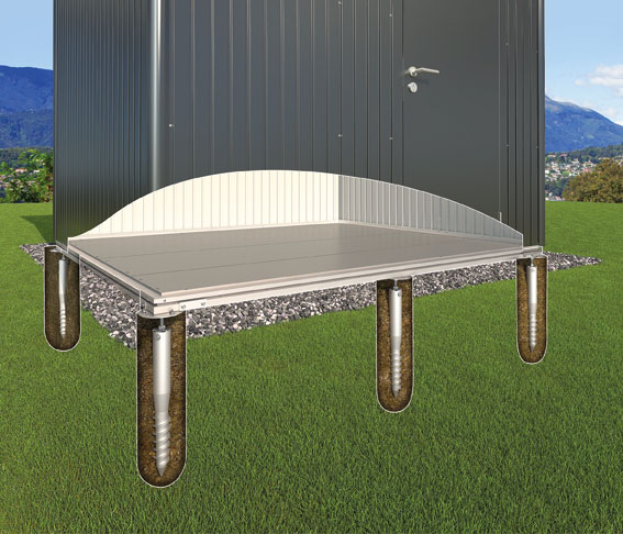 Biohort SmartBase Plus für Gerätehaus Neo 2B und Gerätehaus Europa 4