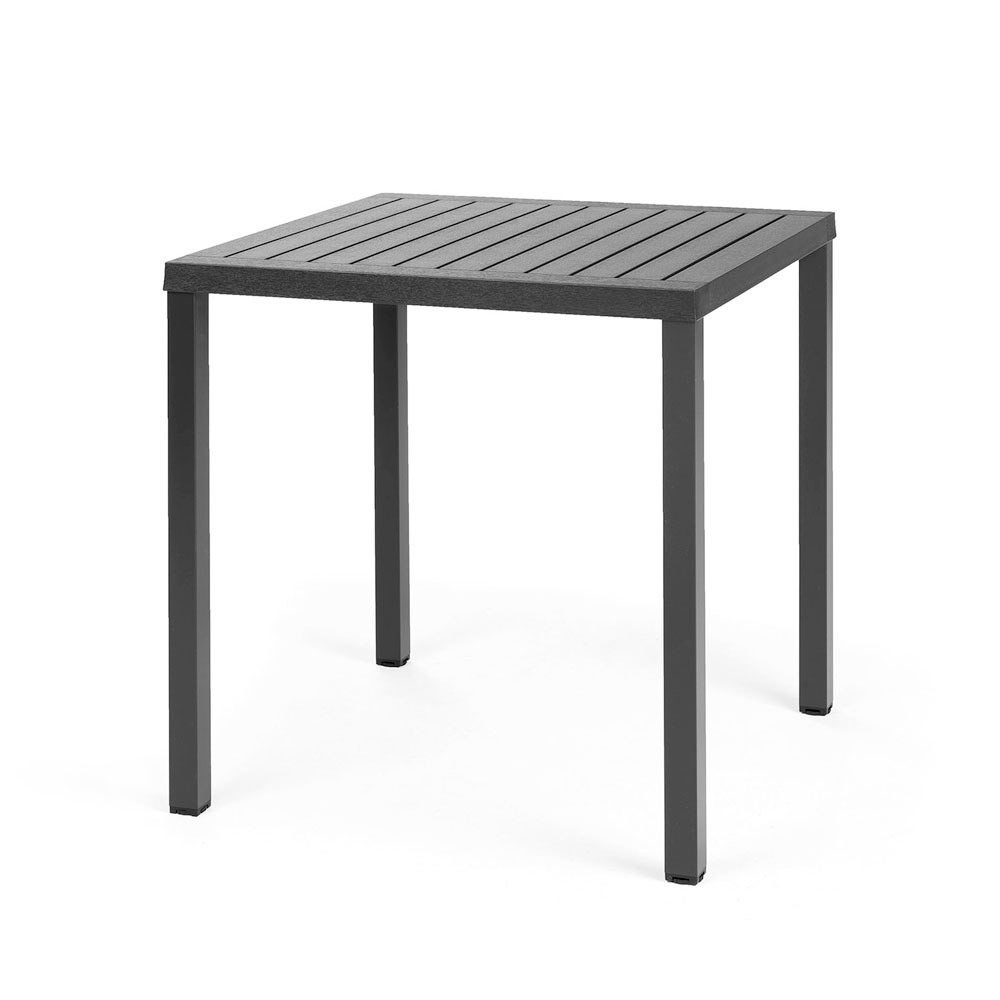 Nardi Gartentisch / Stapeltisch Cube 70 Kunststoff 70x70cm antracite