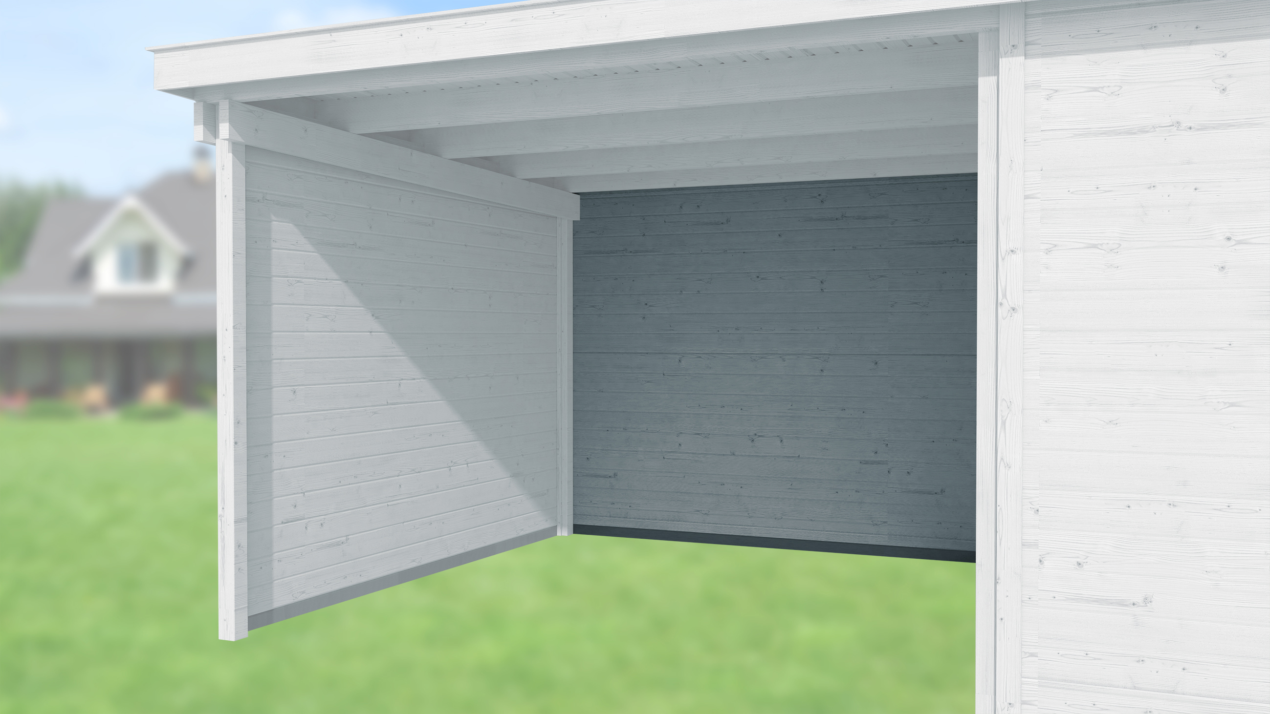 Rückwand für Anbau 295 cm, 21 mm für Typ 126 und 1