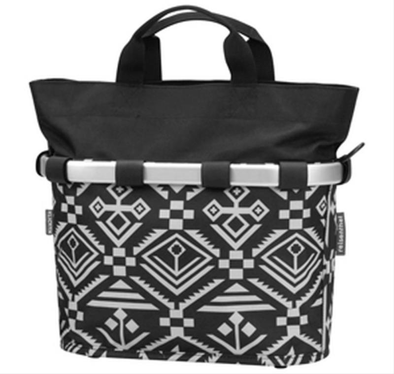 Korb 'Klickfix Bikebasket Reisenthel oval S' schwarz