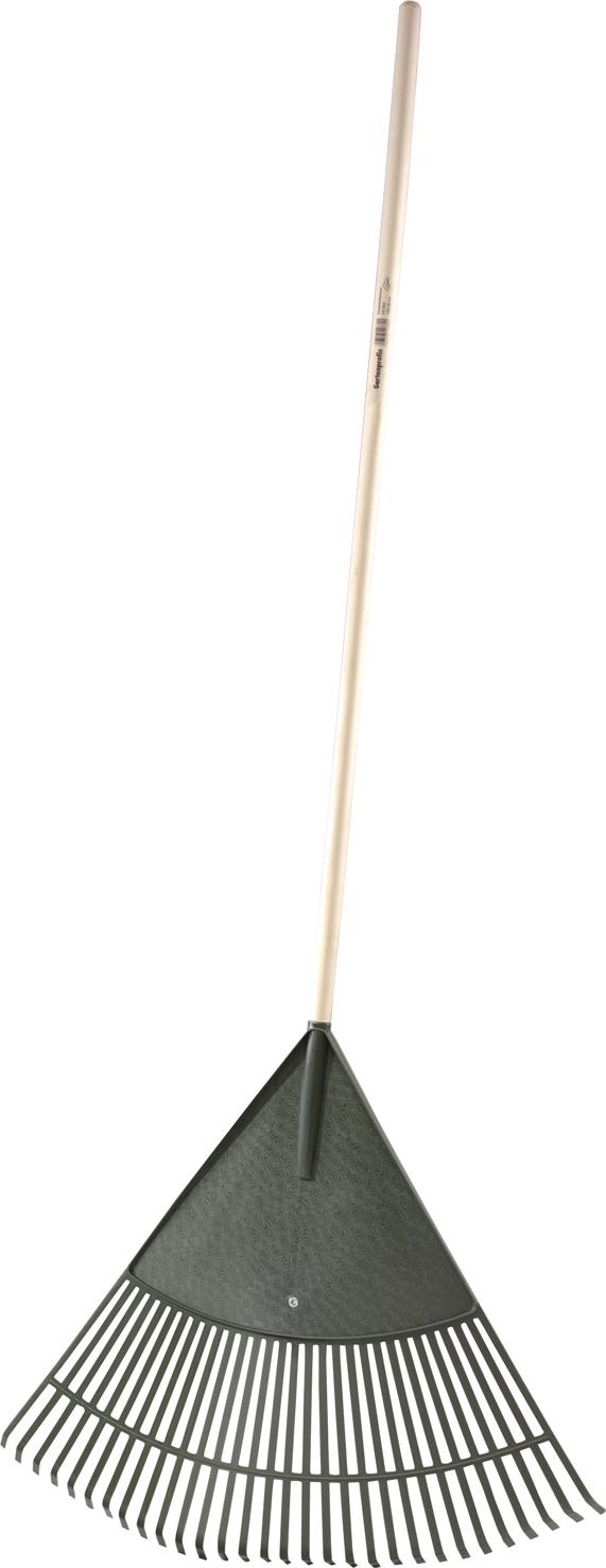 Fächerbesen / Laubbesen / Rasenbesen  mit Stiel