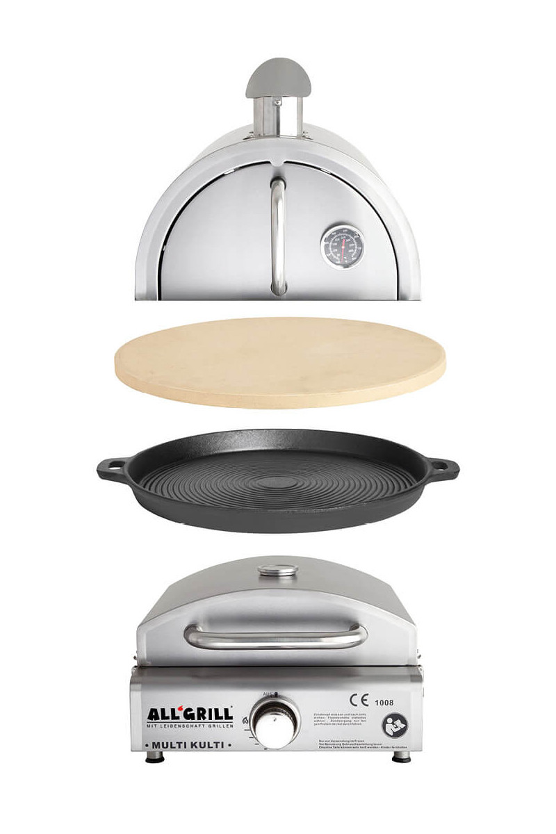 All'Grill® Gasgrill MULTI-KULTI® Set 4 mit Zündsicherung