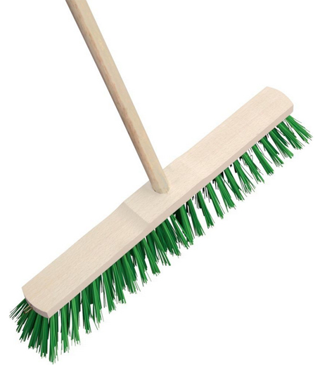 Floraworld® Gartenbesen Straßenbesen Classic 500mm mit Stiel