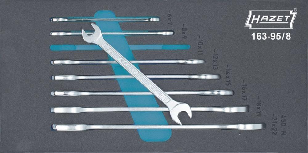 Werkzeugmodul 163- 95/ 8 Doppelmaulschlüssel Hazet