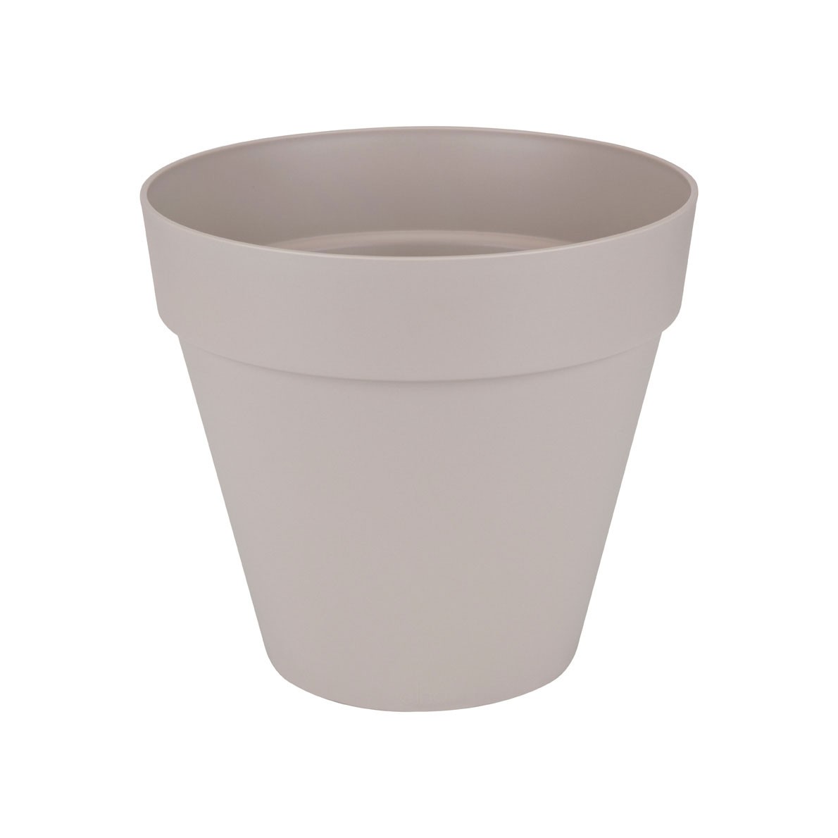Pflanztopf elho Loft Urban Round fahrbar Ø 60cm H 53cm warmes grau