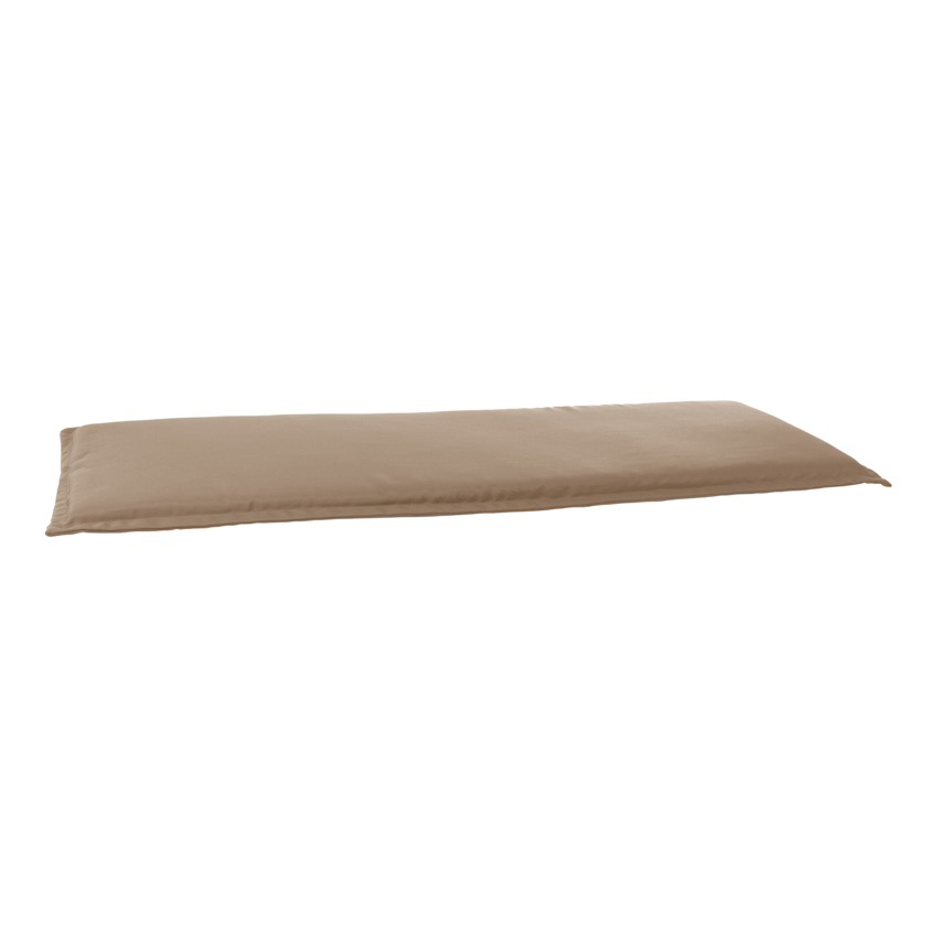 Doppler Auflage für Gartenbank 3-Sitzer 150x45x4cm Look D 846 greige