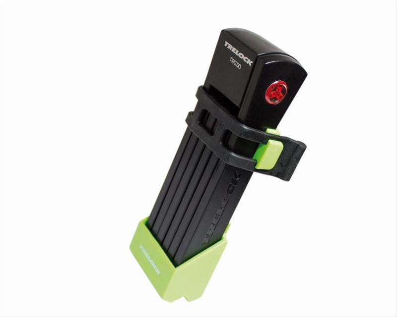 FaltFahrradschloß / Faltschloß Trelock FS 200 Two.Go grün Länge 100cm