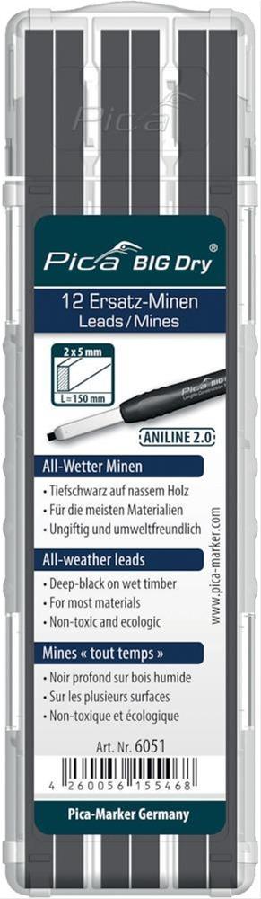Ersatzminenset ANILINE2.0Minen Graphit Pica