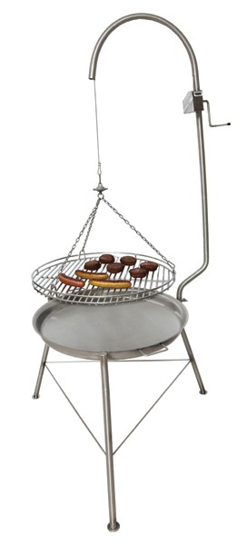 Grillstation Abani Deluxe 50 / Schwenkgrill Edelstahl Ø 50 cm