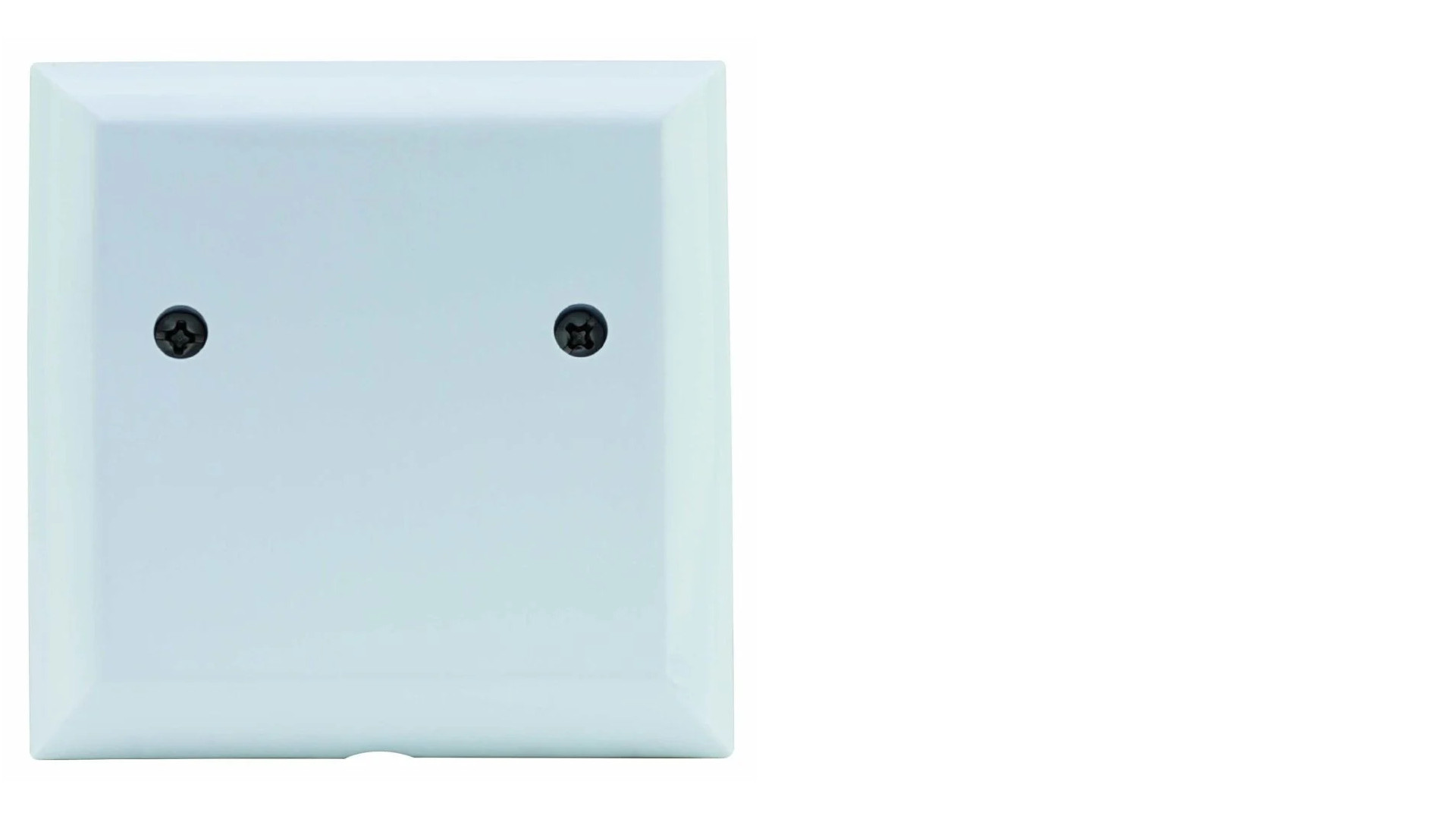 Herdanschlussdose Standard weiß Unterputz