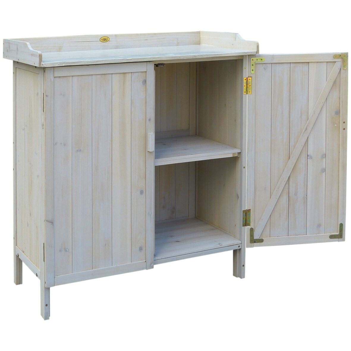 Pflanztisch / Gartentisch / Grilltisch / Terrassenkommode Habau Lino