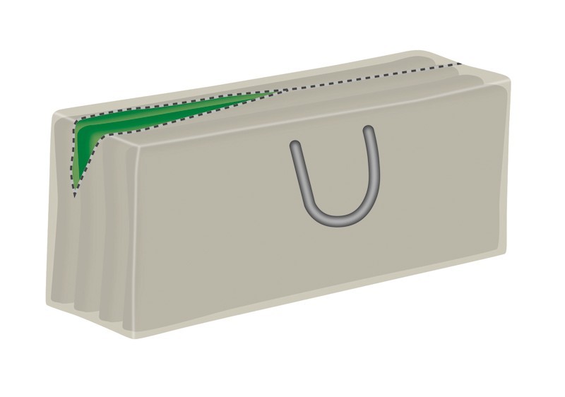 Schutzhülle / Tragetasche Tepro für Auflagen 32x130x50cm beige