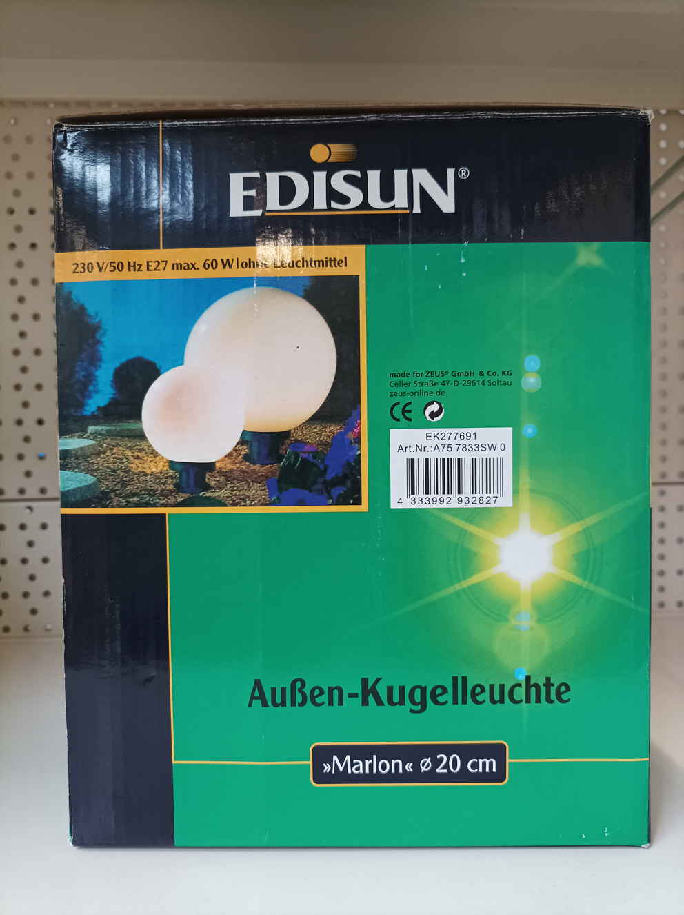 Außenleuchte MARLON 20 cm