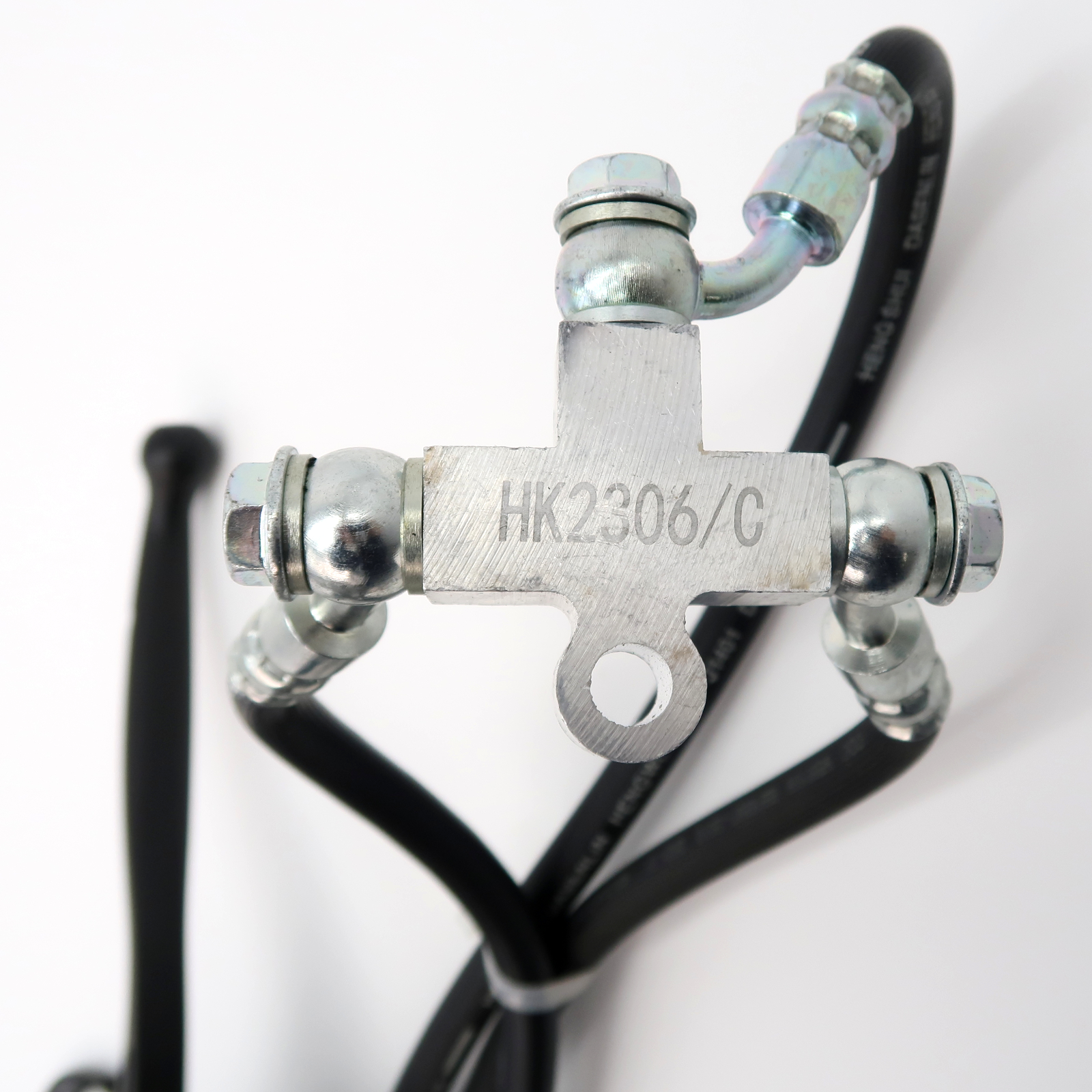 Rolektro Scheibenbremse vorne, Set mit 2x Bremssattel, Bremsschläuchen