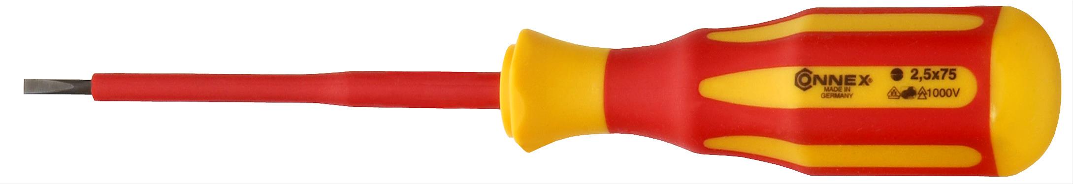 Elektriker-Schraubendreher 2,5x 75mm VDE 2K