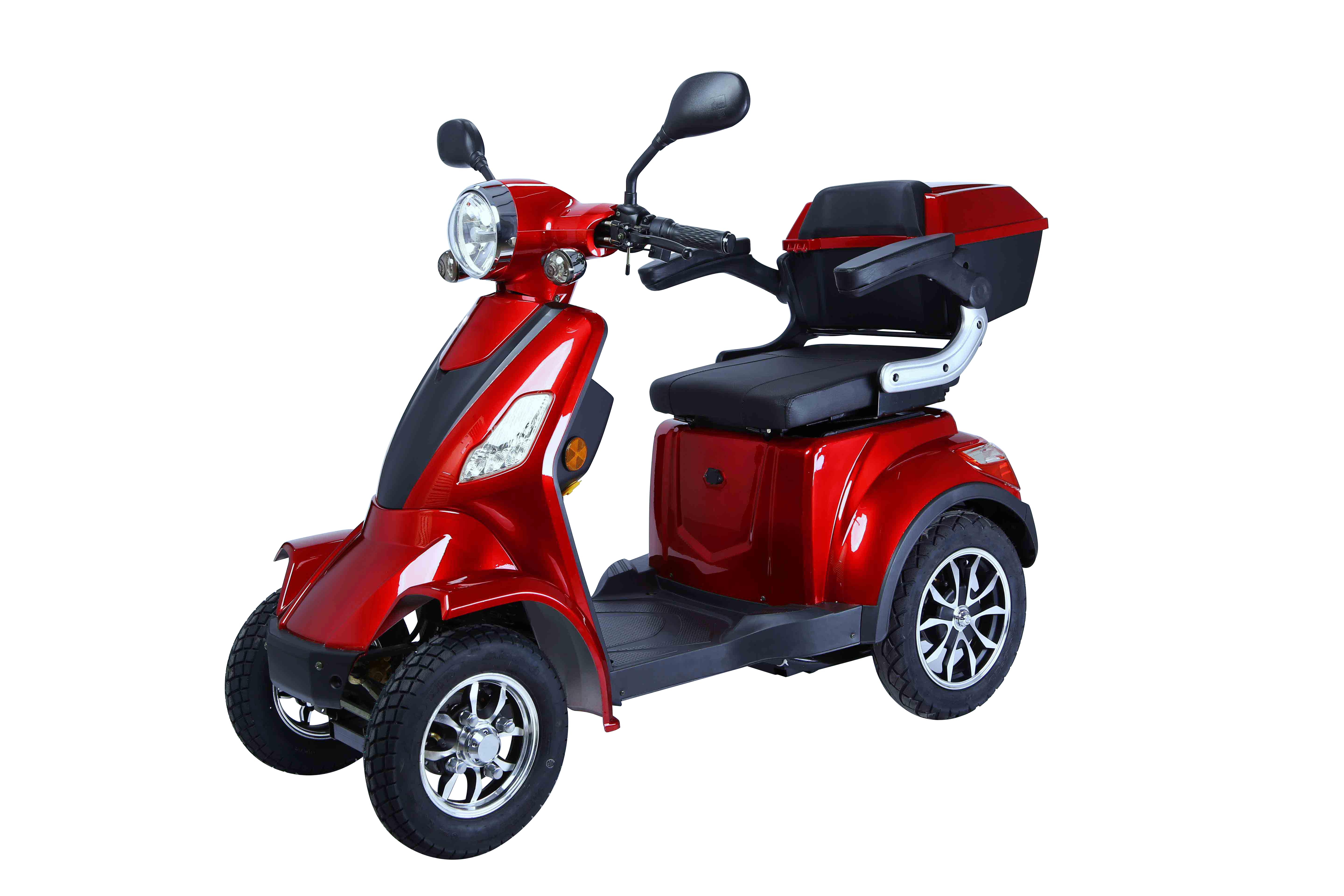 E Mobil Seniorenroller 25Km h Vitale 41-RS Lithium Akku rot