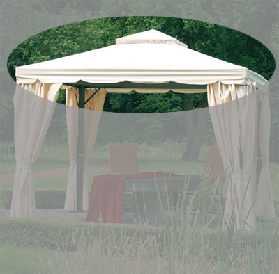Ersatzdach zu Siena Garden Pavillon Dubai natur 300x300cm
