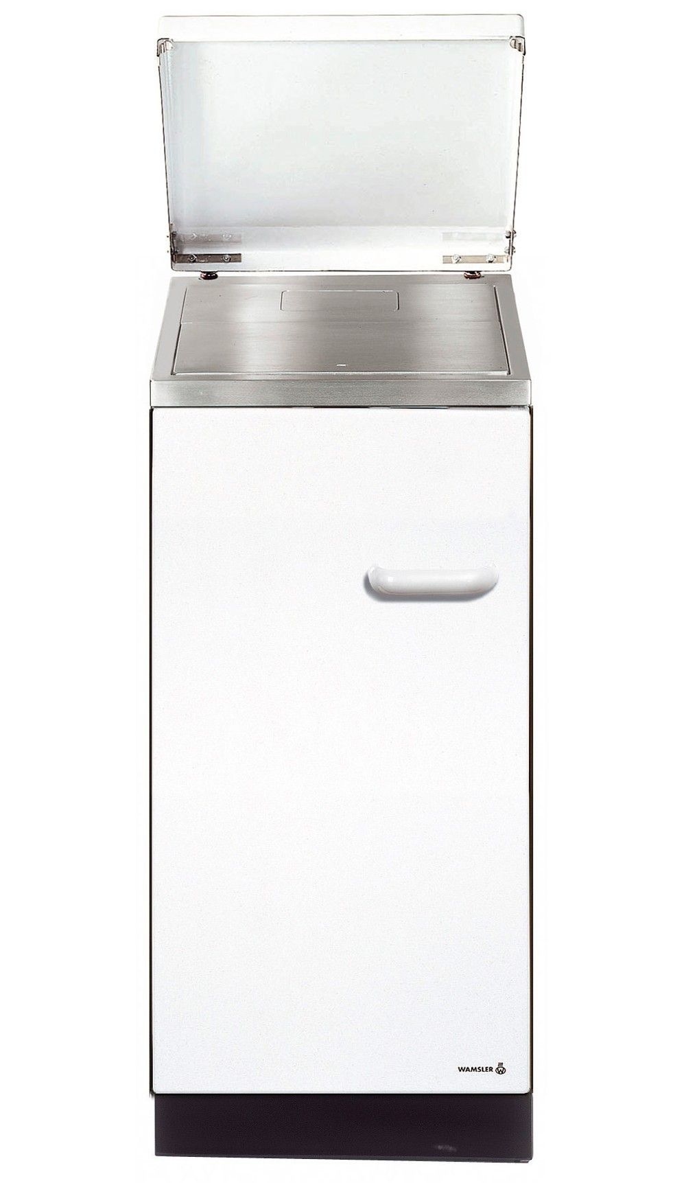 B-Ware Küchenherd / Kohleherd Wamsler K144S weiß Stahlkochfeld