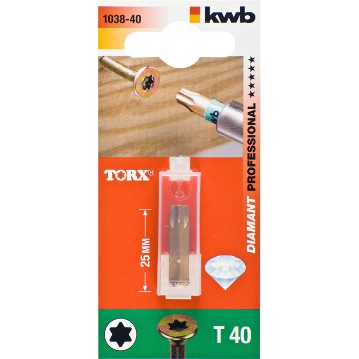 kwb Diamant-Schrauberbit 1/4" T 40