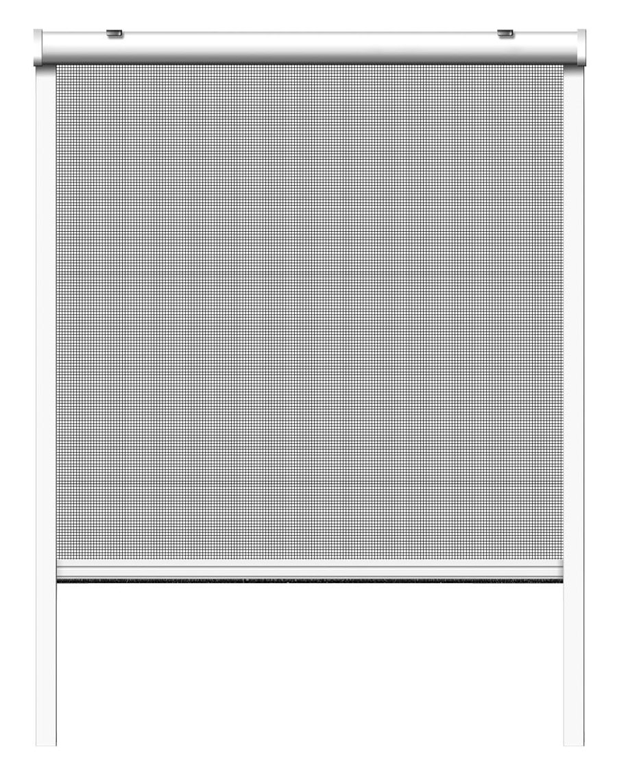Fliegengitter Insektenschutzrollo Fenster Schellenberg 160x160cm weiß