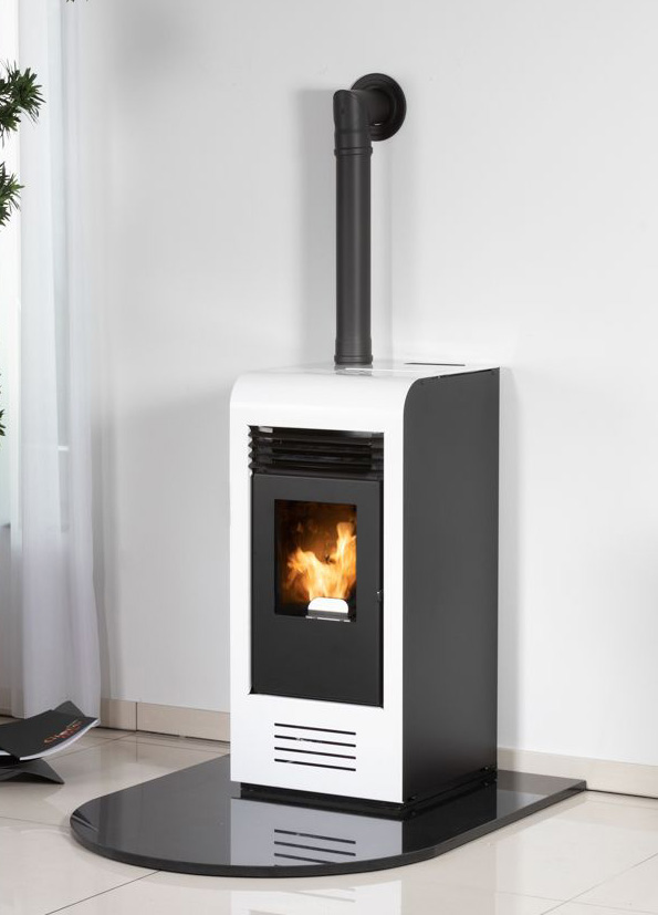 Pelletofen Globe-fire Christoph white 7,5kW