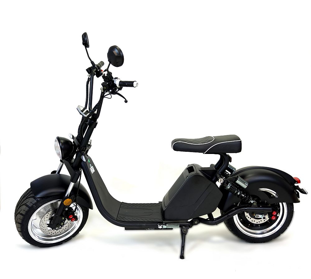 Elektromoped E-Roller City Chopper C25-45 schwarz Strassenzulassung