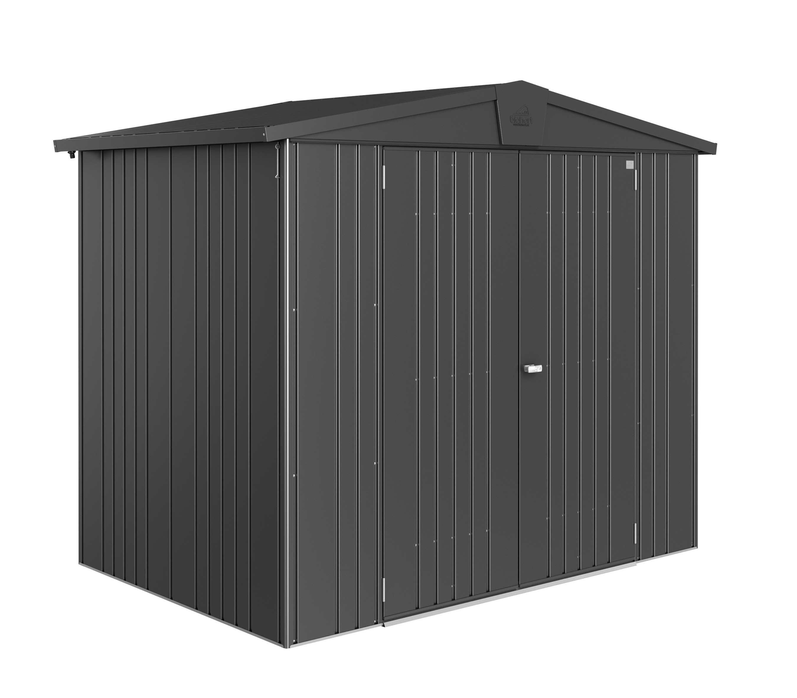 Gerätehaus Biohort Europa Gr. 3 dunkelgrau-metallic 244x156cm