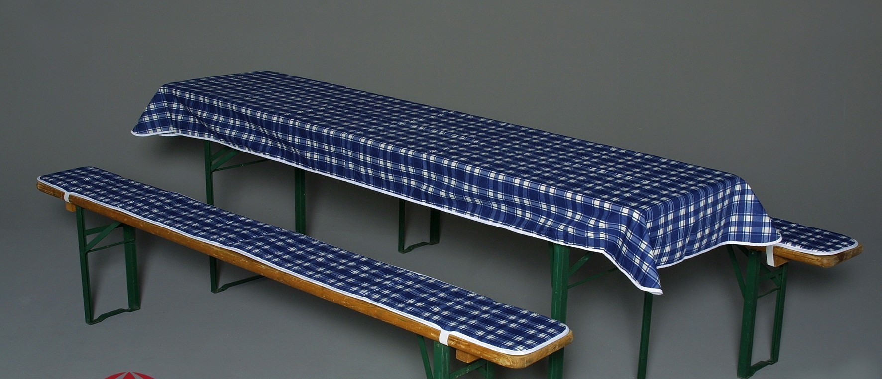 Doppler Auflagen für Bierzeltgarnitur / Festzeltgarnitur 70cm blau