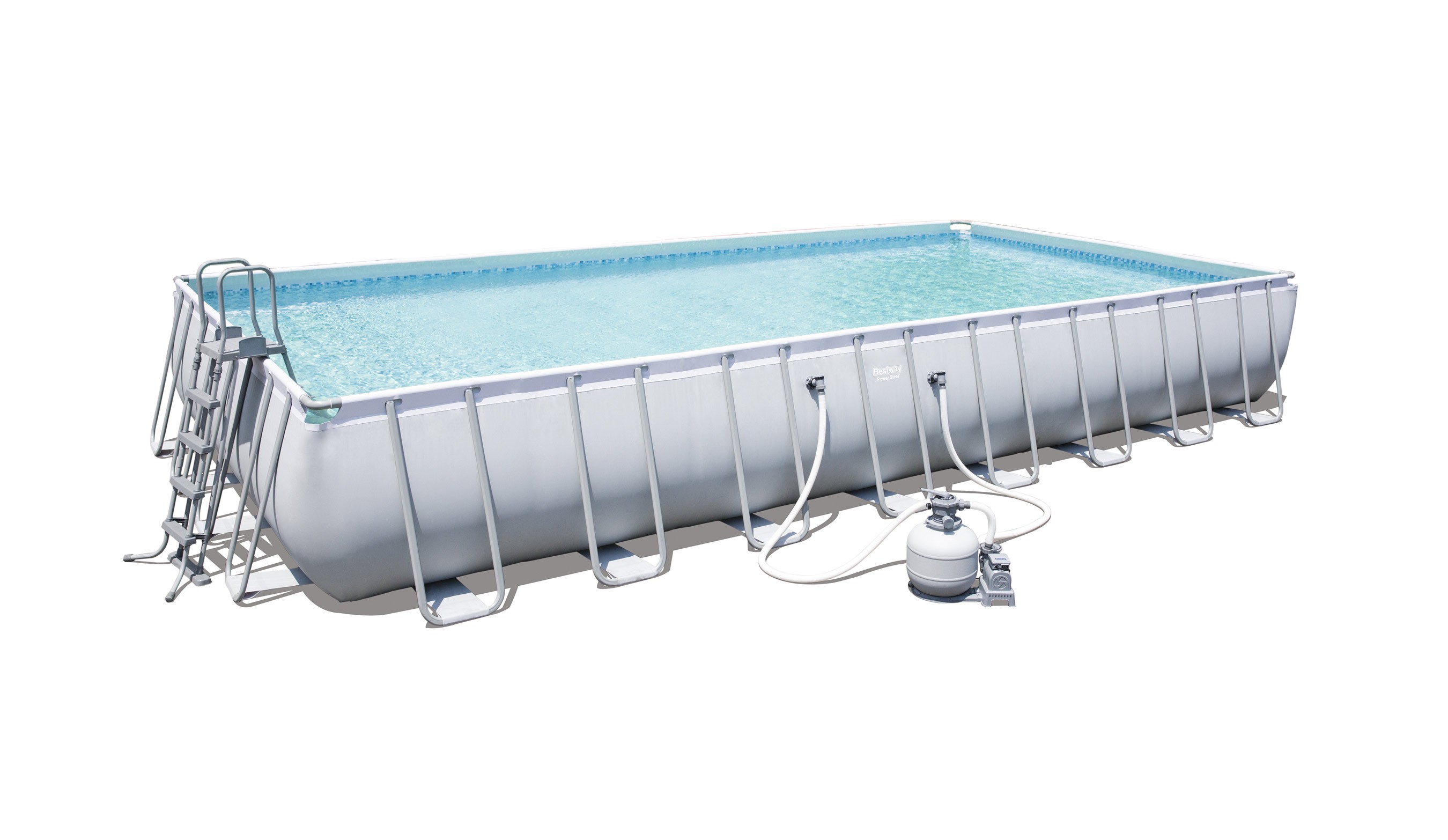 Pool / Frame Pool Bestway Power Steel Komplett-Set 956x488x132cm