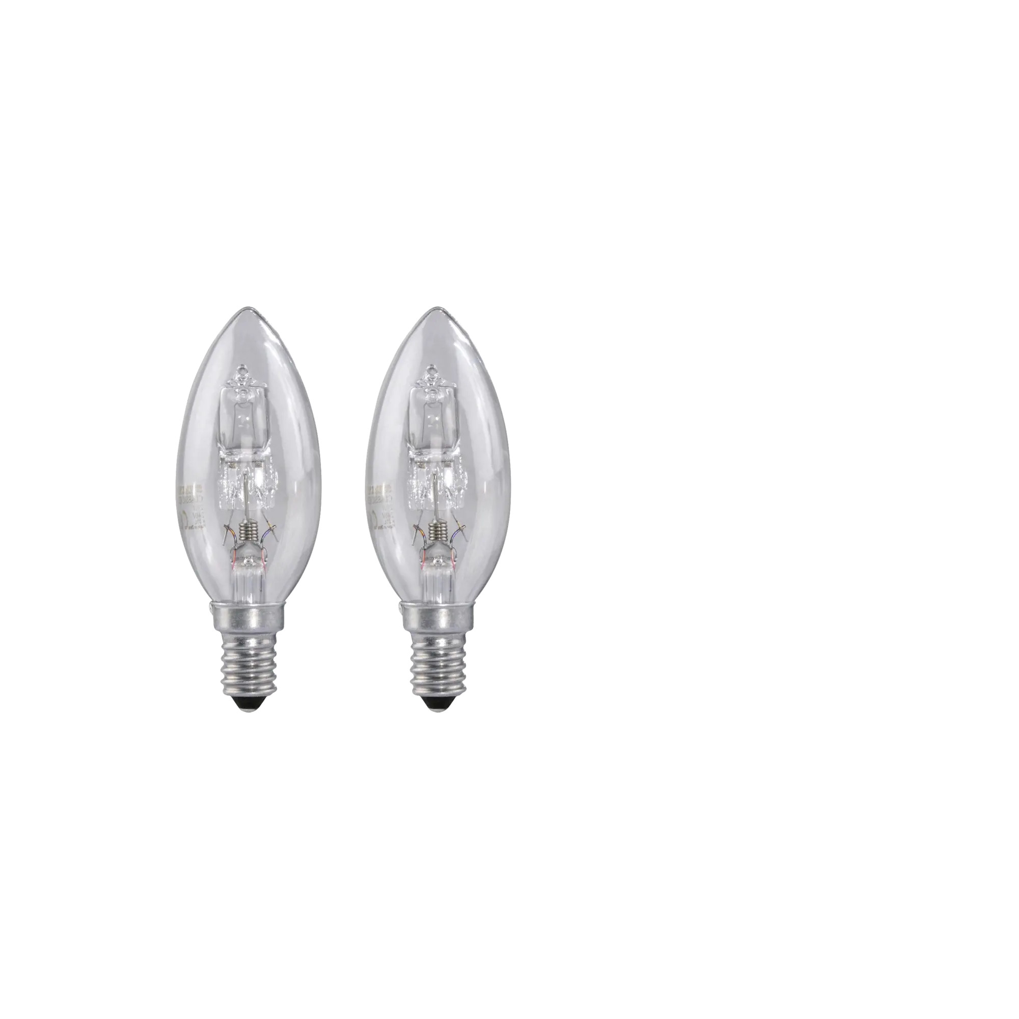 Halogen-Kerzenlampe 60W 2er Set E14