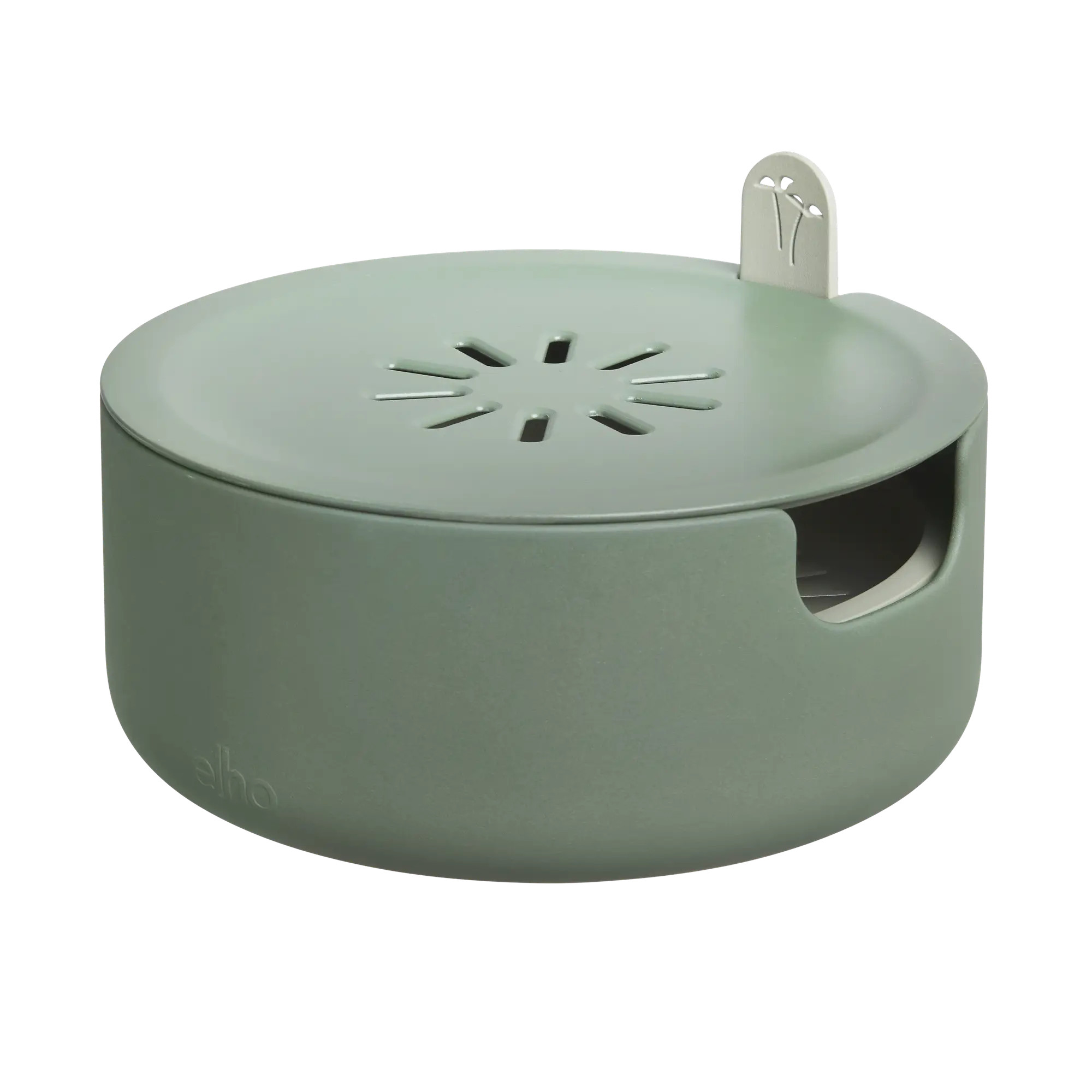 Elho Vaso Per Erbe Aromatiche Bruxelles Singles – Colore Lime (Verde/Limone) Con Forbici 3 Lame