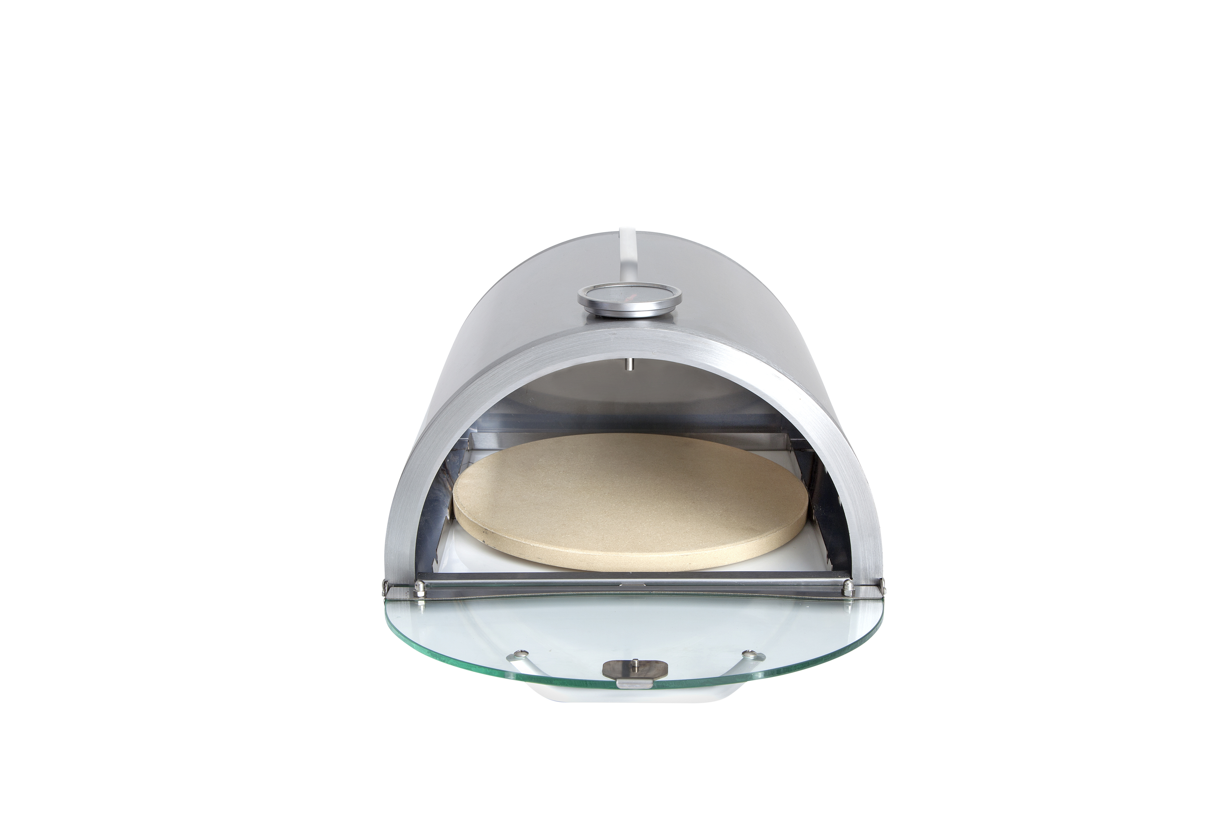 All'Grill® Pizzabox mit Pizzastein Aufsatz für Gasgrill 35x32cm