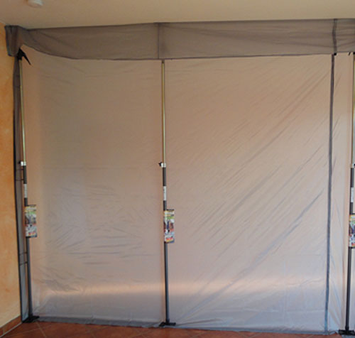 Staubschutzwand / Staubschutzsystem Glück 310x310cm Staubschutzwand / Staubschutzsystem Glück 310x310cm